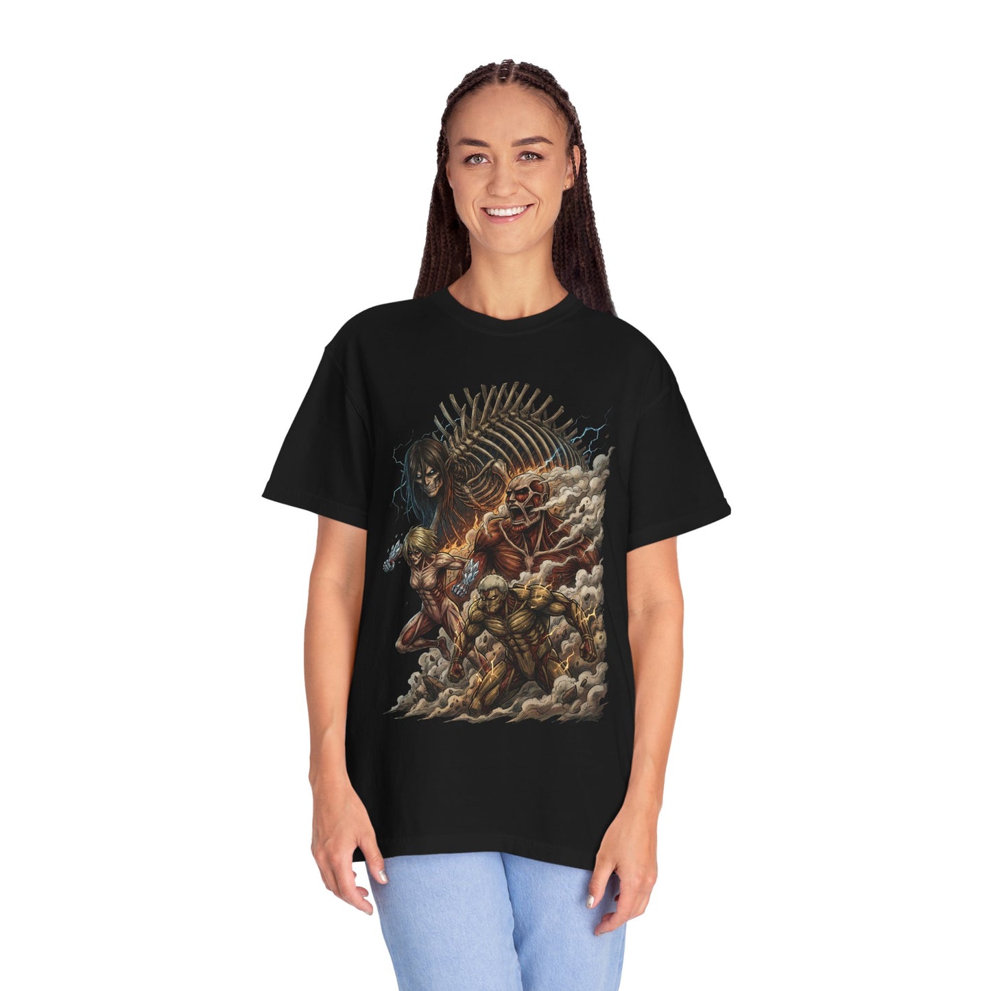 All Nine Titans Group Portrait Shingeki no Kyojin Premium T-Shirt