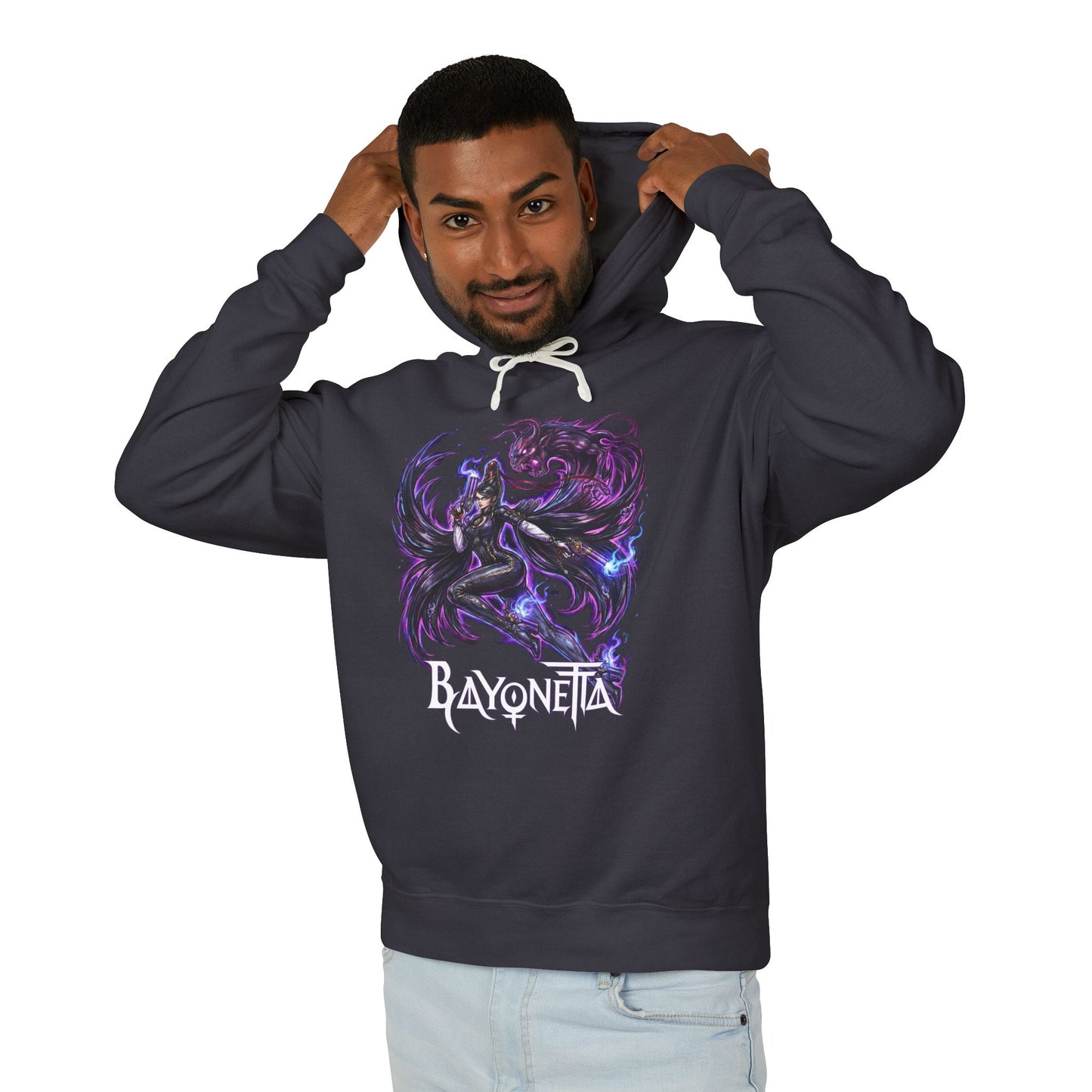 Umbra Witch Bayonetta Beehive Hair Portrait Unisex Premium Hoodie
