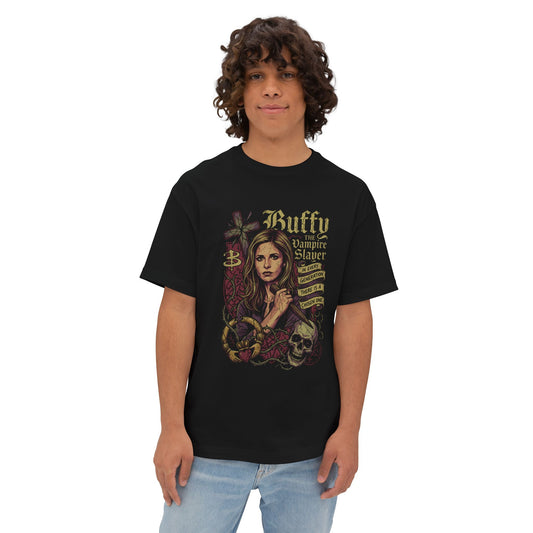 Buffy the Vampire Slayer Retro Wave Style Premium Oversized Unisex T-Shirt