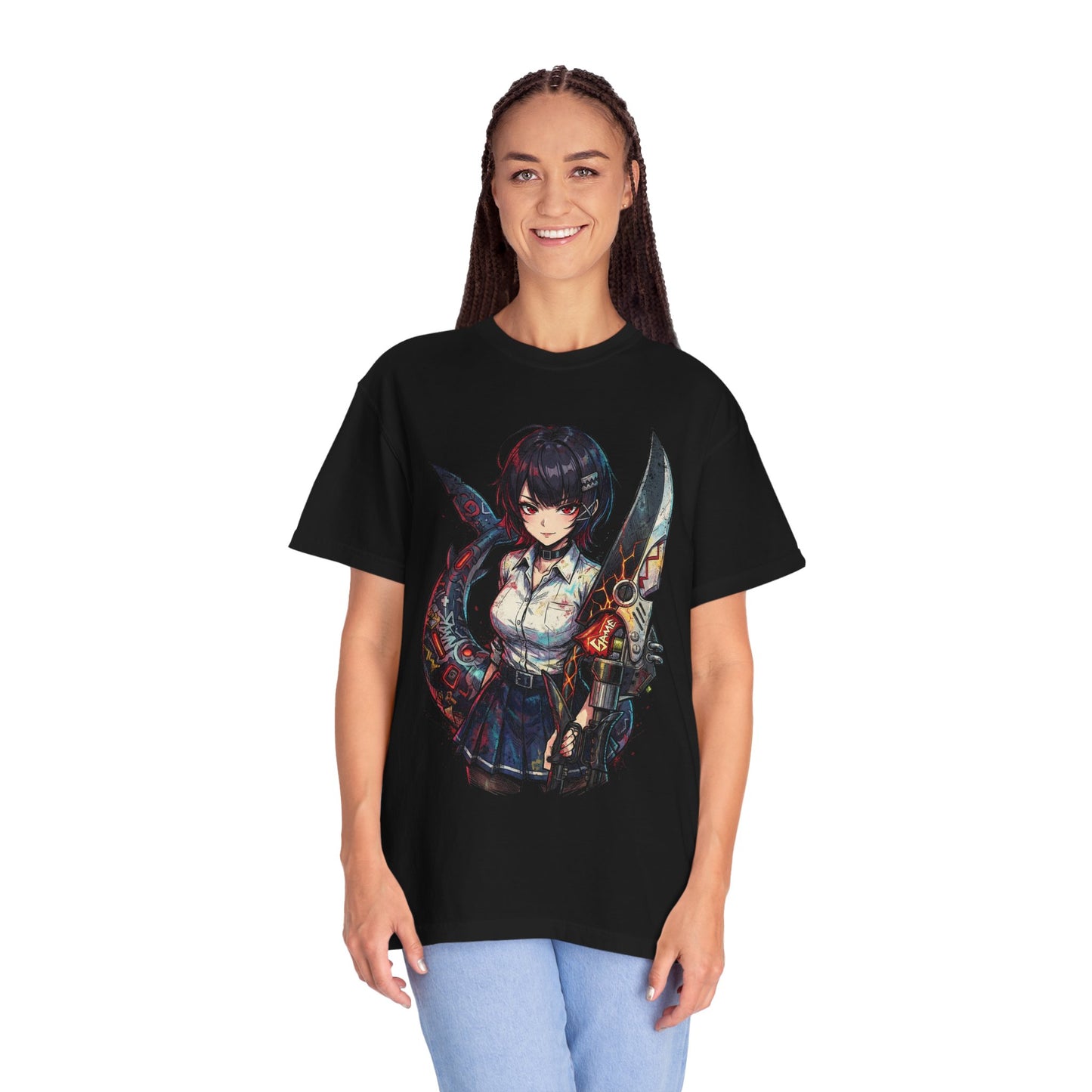 Ellen Joe ZZZ Shark Tail Scissors Maid Outfit Art Premium T-Shirt