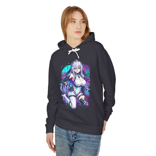 Narja Hybrid Healing Damage and Control Skills Chaos Zero Nightmare Portrait Unisex Premium Hoodie