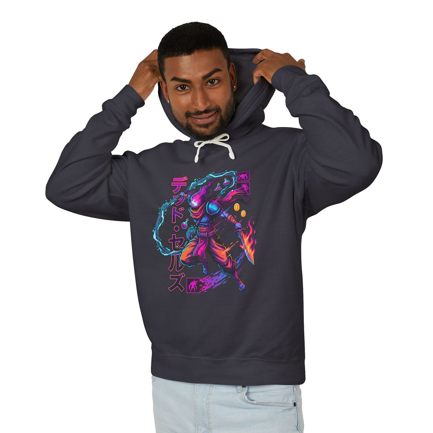 Dead Cells Malaise Island Exploration Retro Indie Design Unisex Premium Hoodie