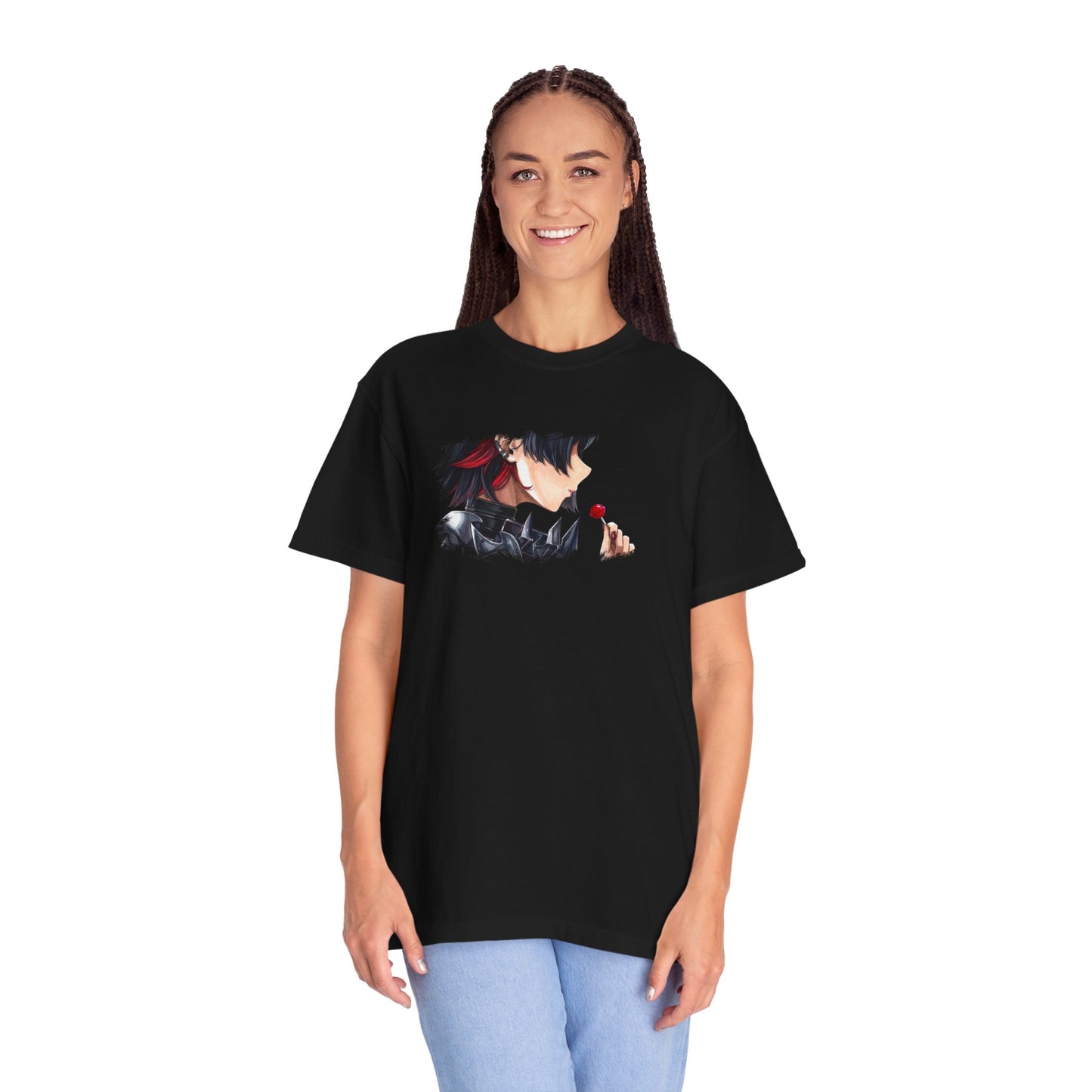 Ellen Joe ZZZ Sharp Scissors Ice Burst Portrait Premium T-Shirt
