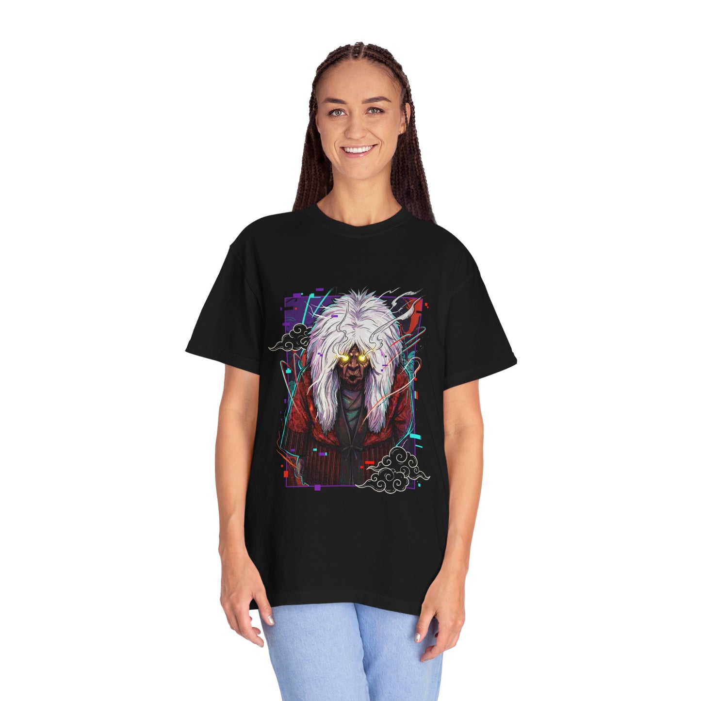 Turbo Granny Dandadan Occult Old Lady Portrait Premium T-Shirt