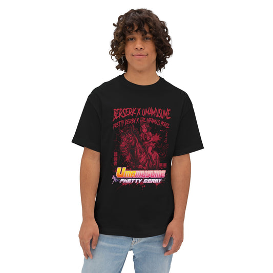 Uma Musume x Berserk: Dragon Slayer Guts Racing Premium Oversized Unisex T-Shirt