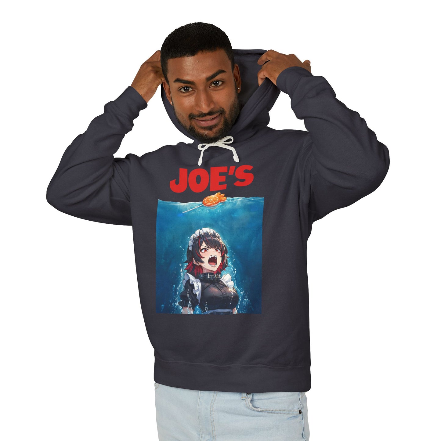 Ellen Joe Jaws Crossover Poster – Shark Maid Surfacing Zenless Zone Zero Fan Art Unisex Premium Hoodie