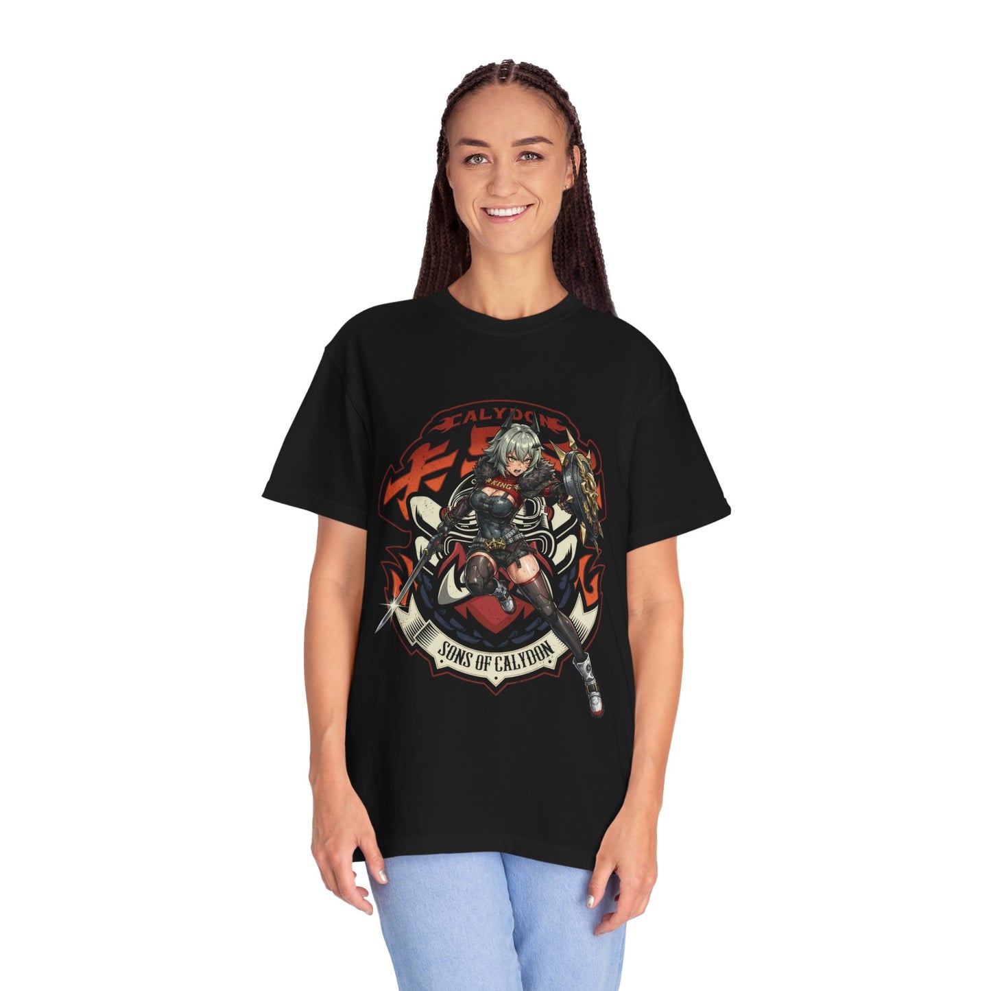 Caesar King ZZZ Green Ponytail Motorcycle Queen Premium T-Shirt