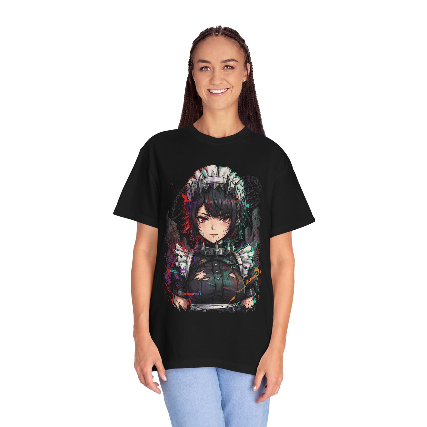 Zenless Zone Zero Ellen Joe Red Eyes Shark Hood Icon Premium T-Shirt
