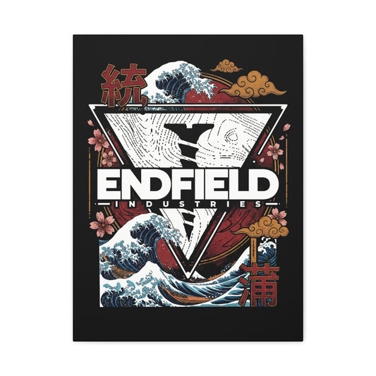 Arknights Endfield Industries Great Wave Crest Canvas Print