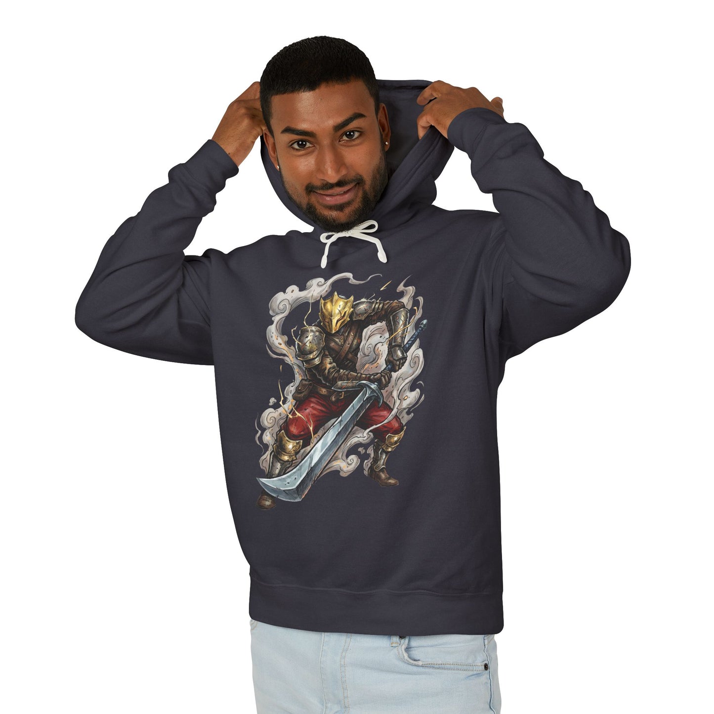 Slay the Spire Ironclad Inspired – Mortal Draw Spot Weakness Pose Unisex Premium Hoodie