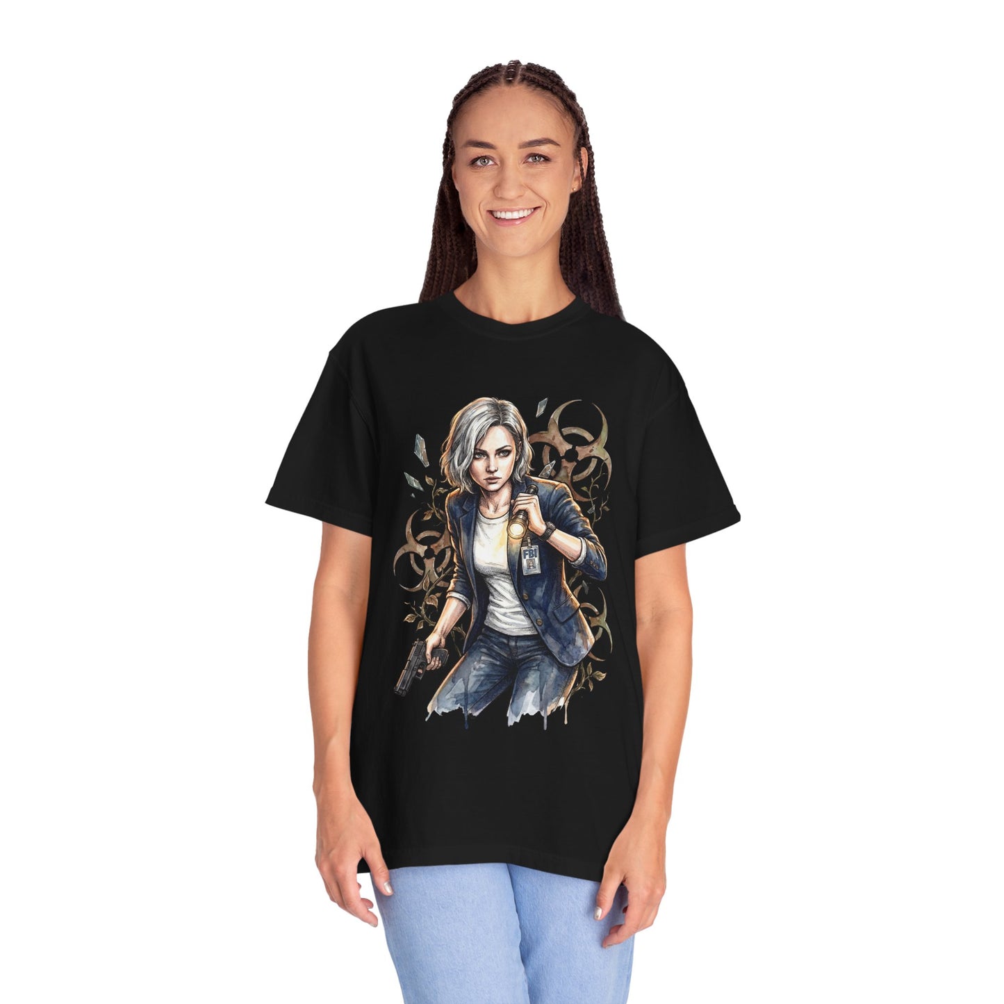 Grace Ashcroft Resident Evil Requiem Wrenwood Hotel Probe Horror Premium T-Shirt
