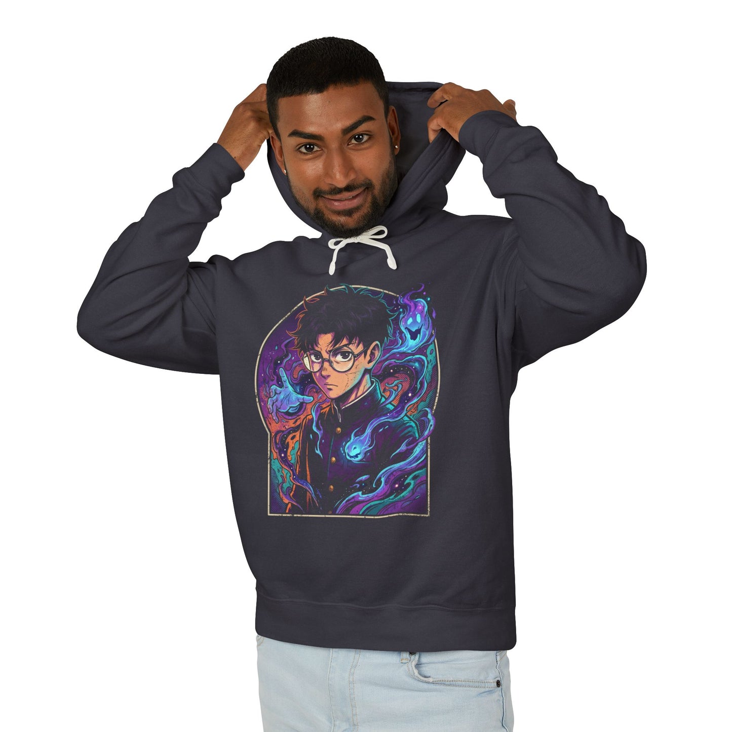 Dandadan Okarun Spirit Medium Best Friend Portrait Unisex Premium Hoodie
