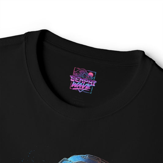 Gears of War Carmine Tattooed Arm Blue Armor Fan Art Oversized T-Shirt