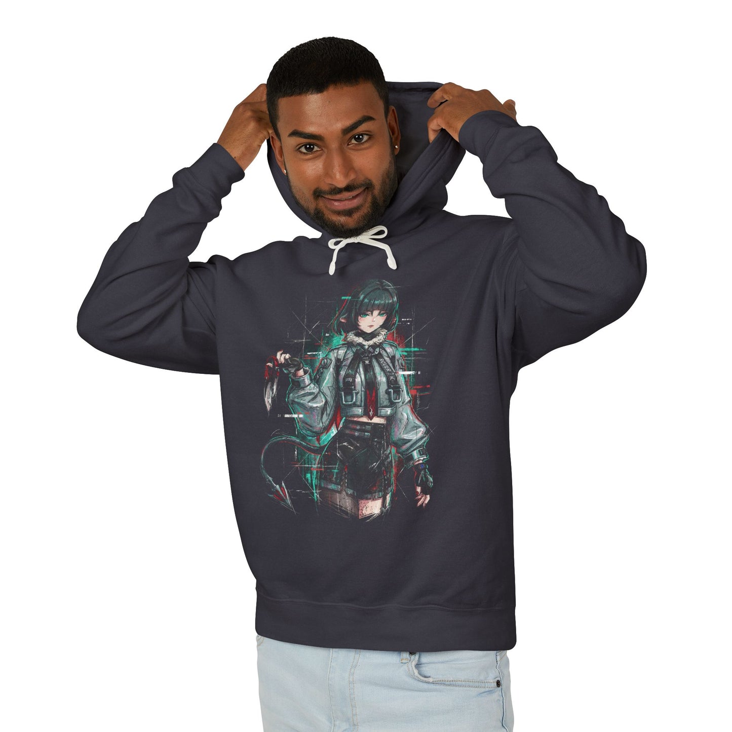 Jane Doe ZZZ Fanged Metal Build Unisex Premium Hoodie
