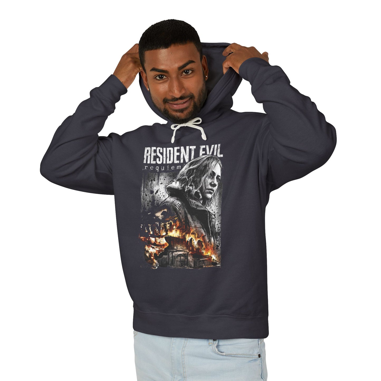 Resident Evil Requiem Grace Ashcroft Unisex Premium Hoodie
