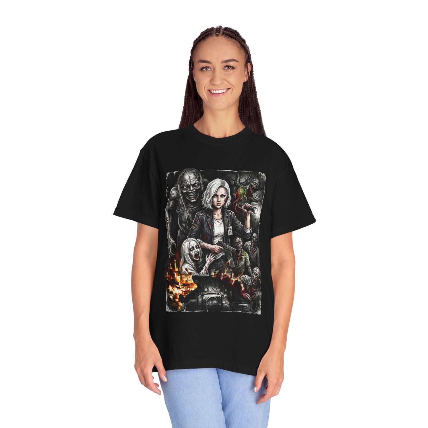 Grace Ashcroft RE Requiem Raccoon Legacy FBI Analyst Portrait Icon Premium T-Shirt