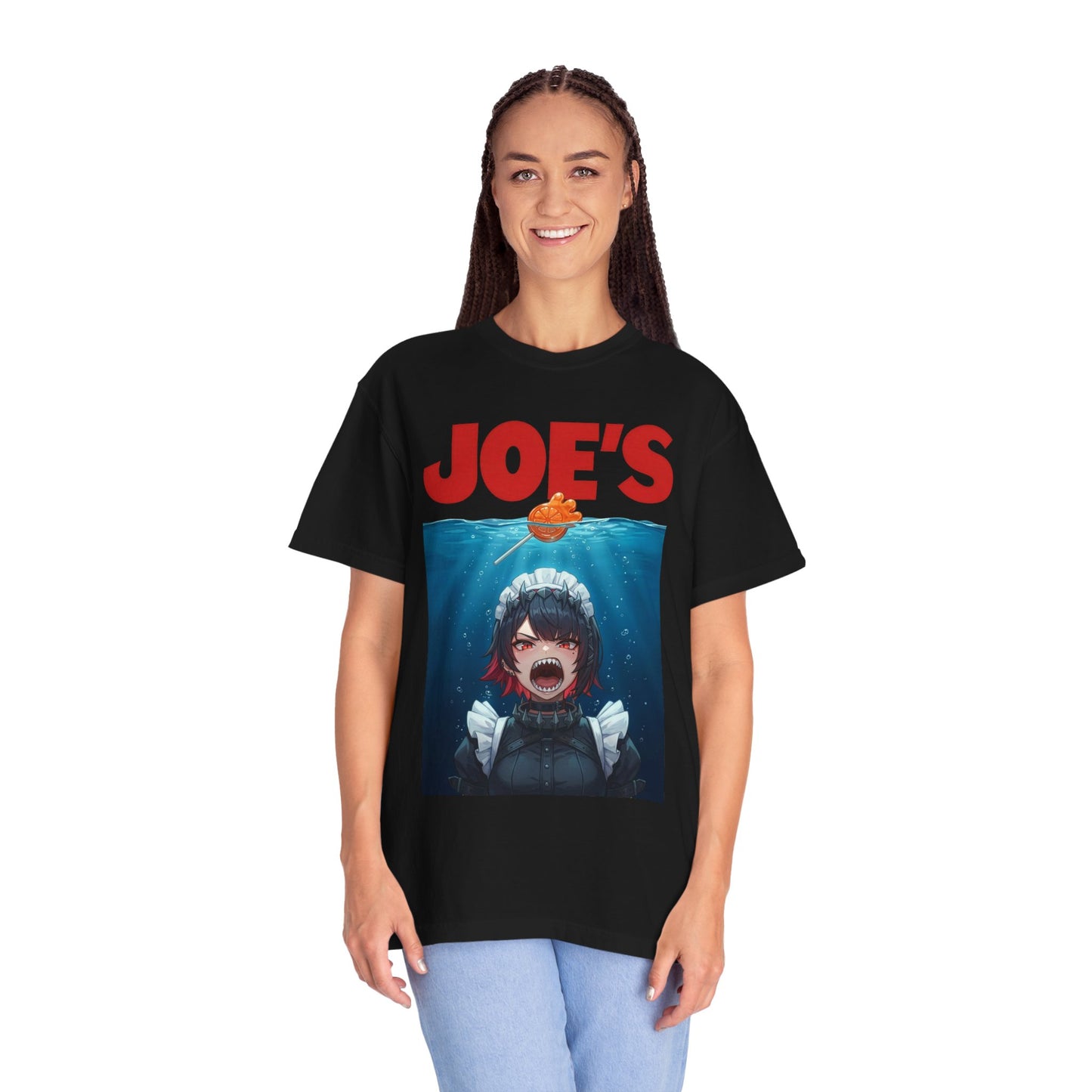 Zenless Zone Zero Ellen Joe Jaws Parody – Annoyed Shark Emerges Design Premium T-Shirt