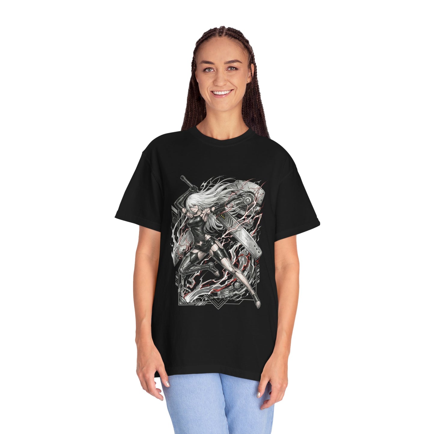 A2 NieR Automata Shirt | Tattered Outfit Beastlord Warrior Gamer Merch Premium T-Shirt