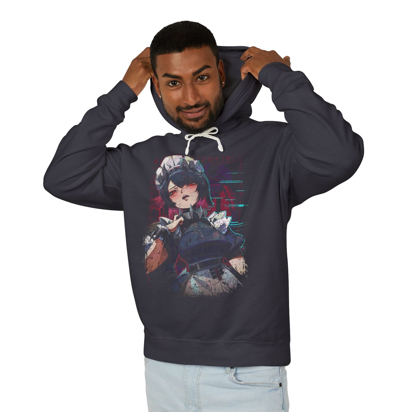 Zenless Zone Zero Ellen Joe Maid Combat Boots Design Unisex Premium Hoodie