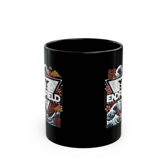 Arknights Endfield Industries Great Wave Crest Black Mug