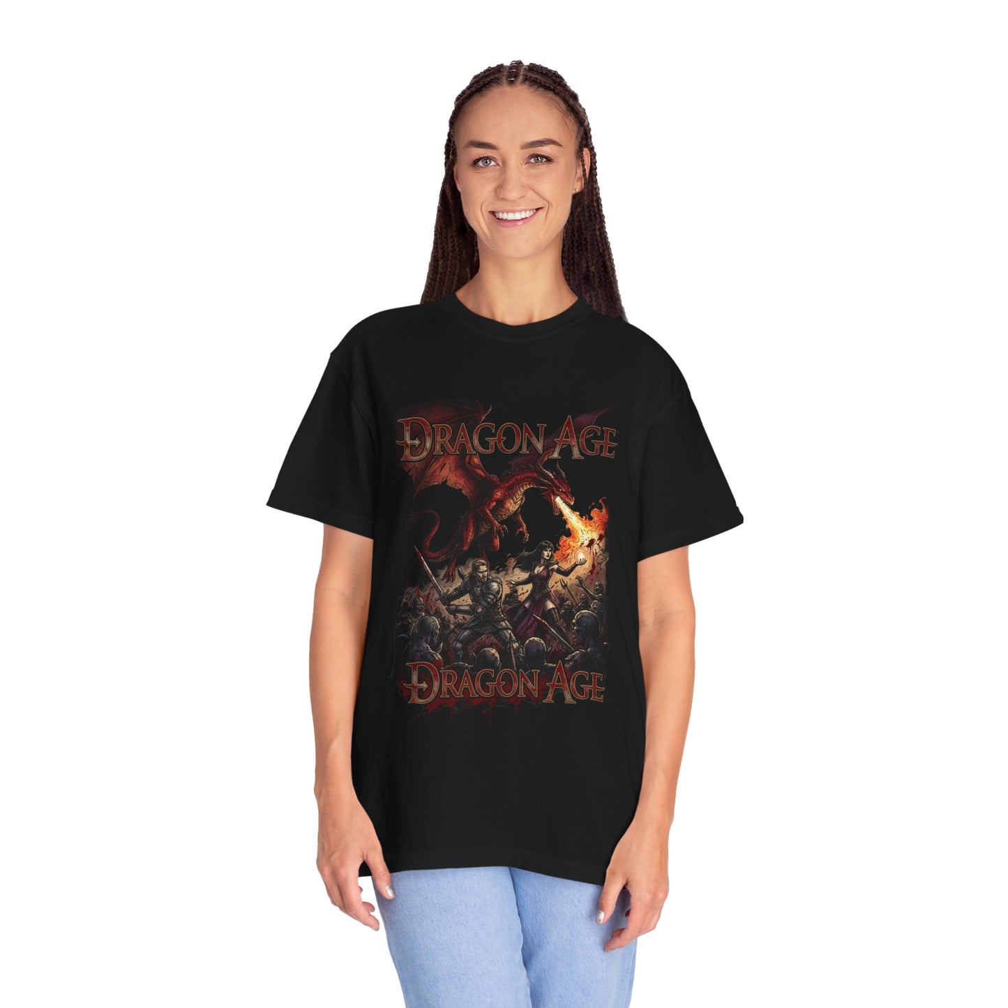 Dragon Age Origins: Grey Wardens Stand Against the Blight Premium T-Shirt