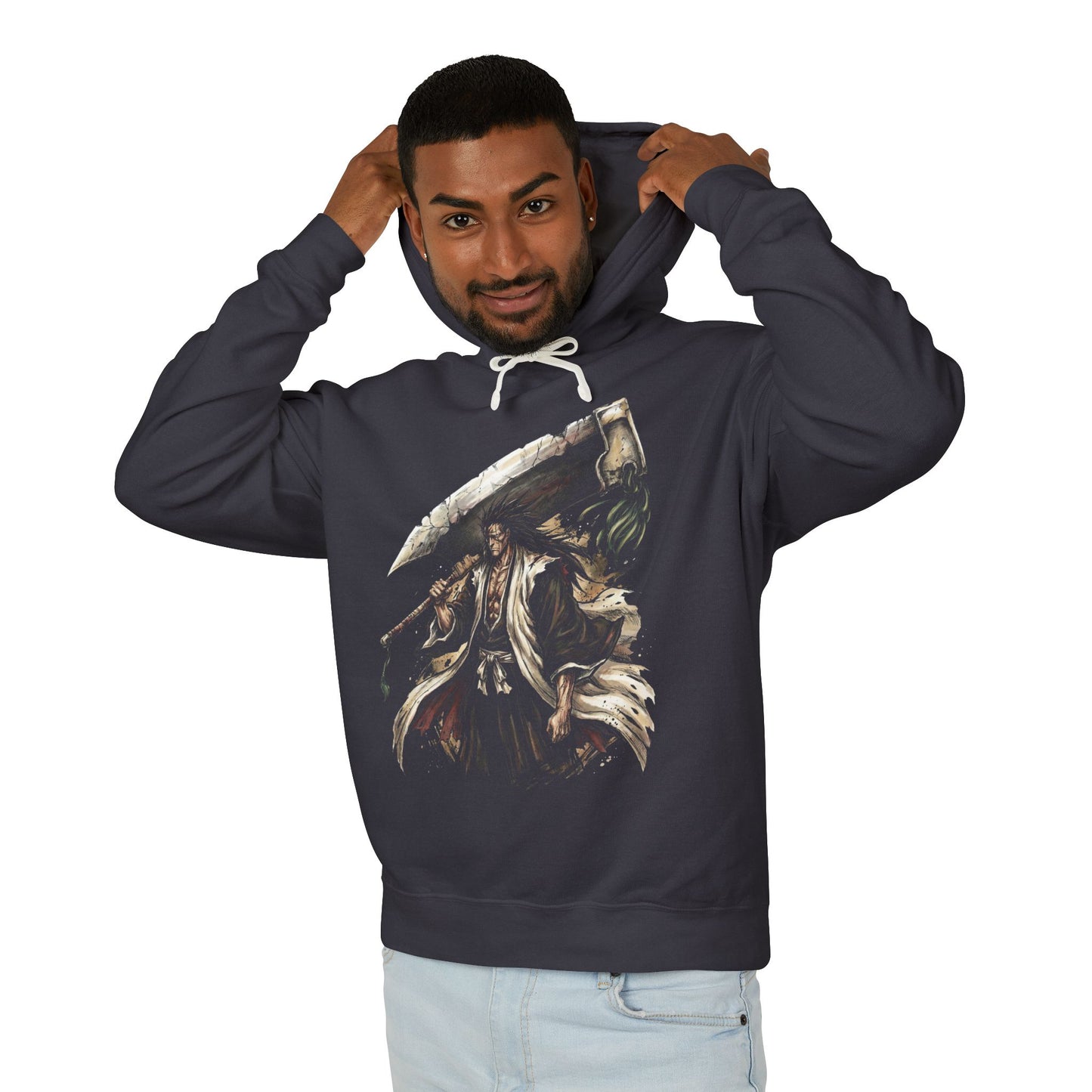 Bleach Kenpachi Zaraki Eleventh Division Captain Iconic Design Unisex Premium Hoodie
