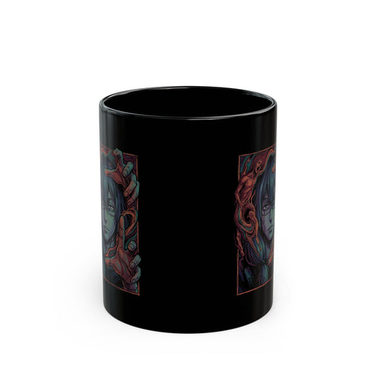Jujutsu Kaisen Mahito Patchwork Face Black Mug