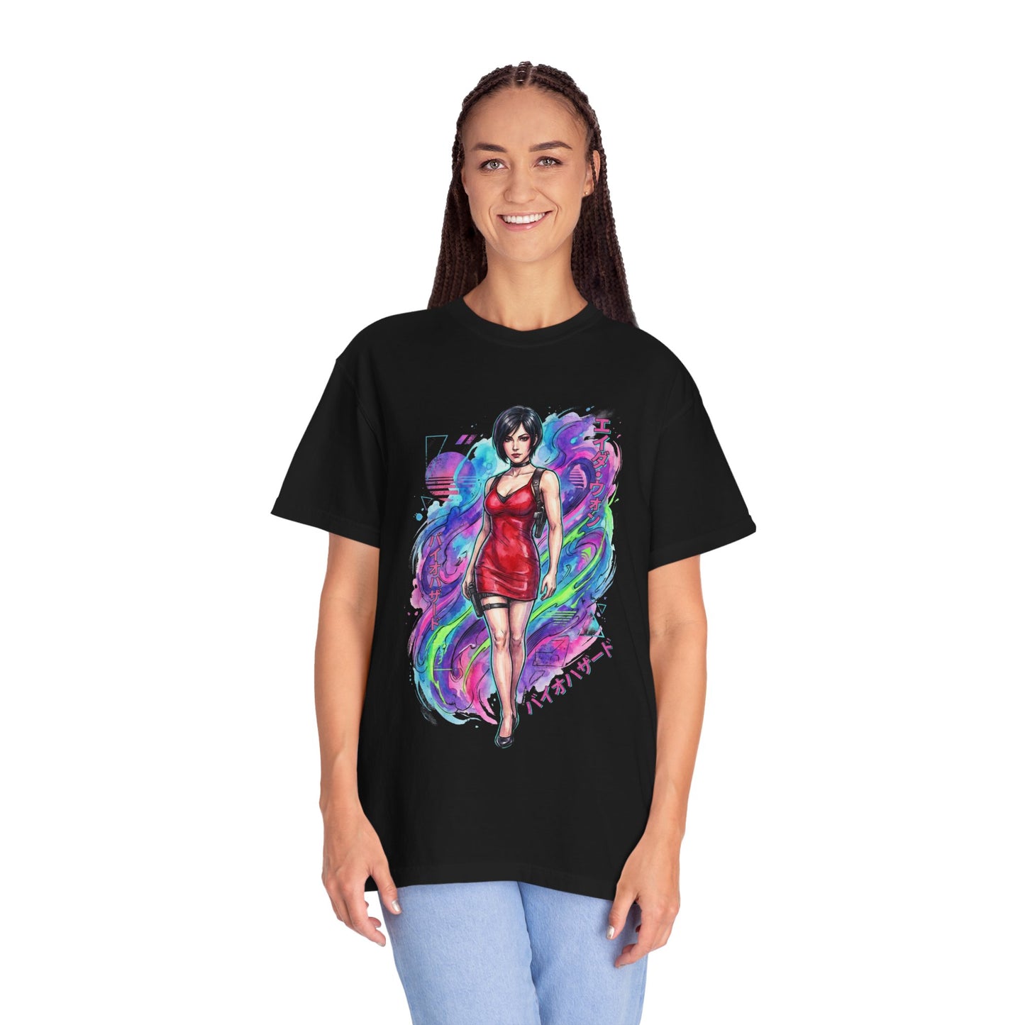 Resident Evil Ada Wong Red Vaporwave Grapple Escape Icon Premium T-Shirt