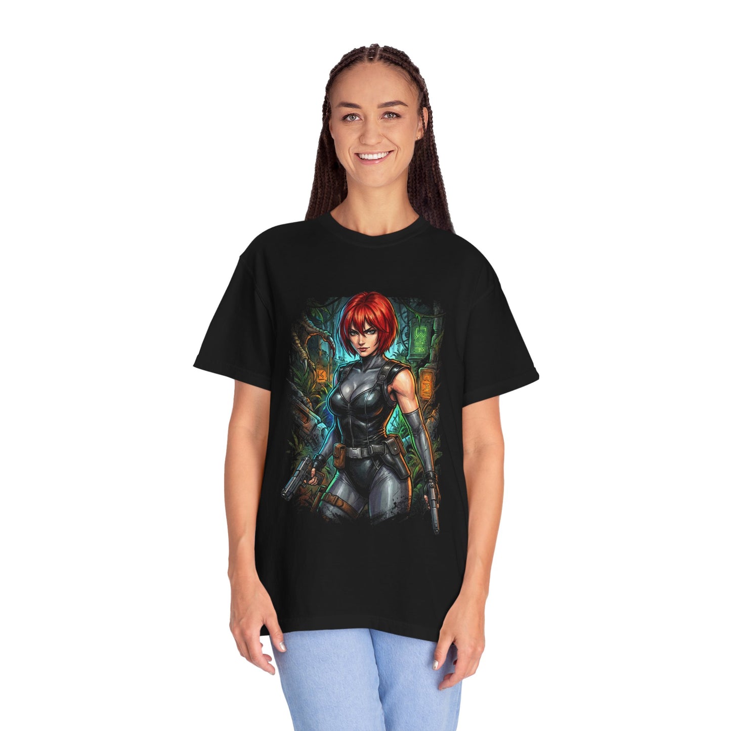 Dino Crisis Regina Survival Horror Heroine Design Premium T-Shirt