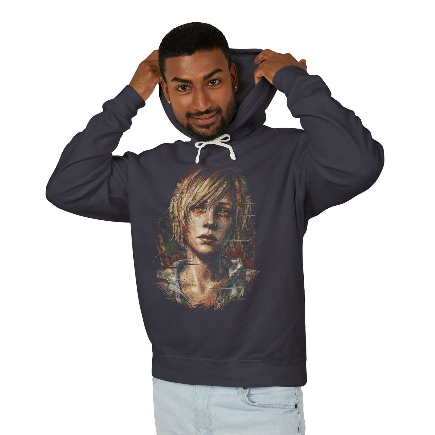 Silent Hill 3 Heather Mason God Birth Otherworld Portrait Unisex Premium Hoodie