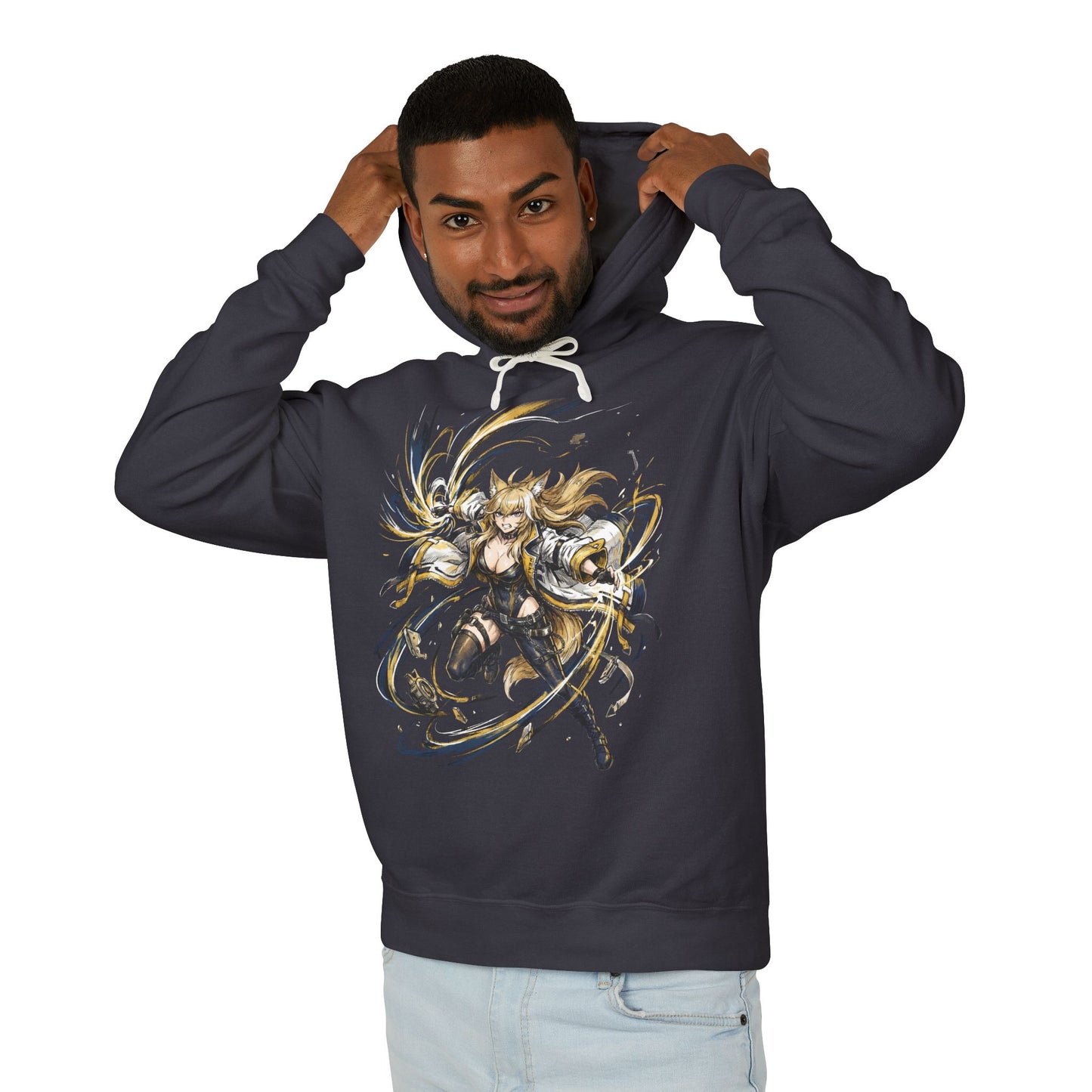 Magna CZN: Defense-Based Damage Dealer Art Unisex Premium Hoodie