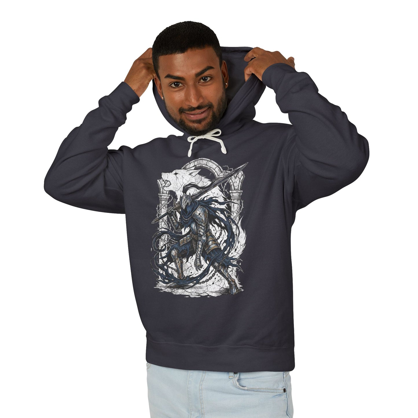 Cursed Greatsword Artorias Epic Battle Art Unisex Premium Hoodie