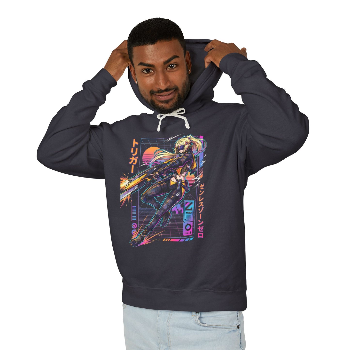 Trigger Zenless Zone Zero Neon Retro Aesthetic Unisex Premium Hoodie