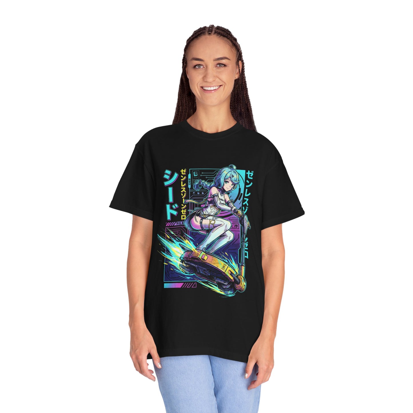 Zenless Zone Zero Seed Retro Retrowave Electric Demon Premium T-Shirt