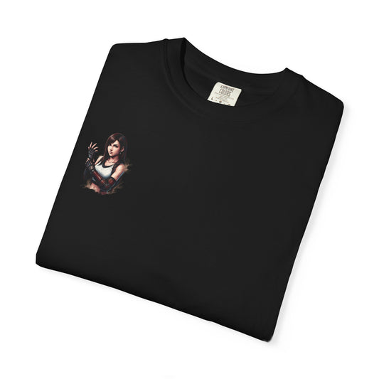 FF7 Tifa T-Shirt | Lockhart Bartender Martial Artist Final Fantasy VII Tee Premium T-Shirt
