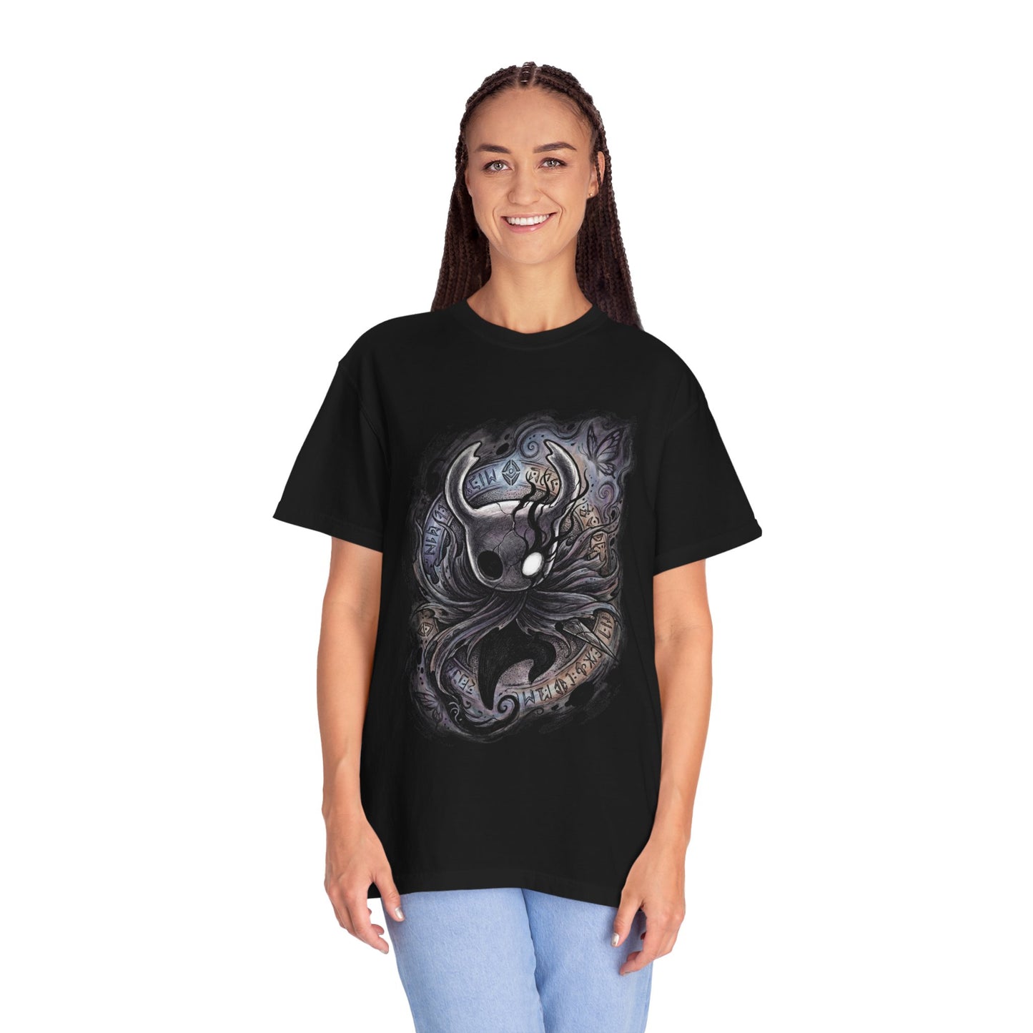 Ghost Hollow Knight Black Shell White Mask Icon Premium T-Shirt