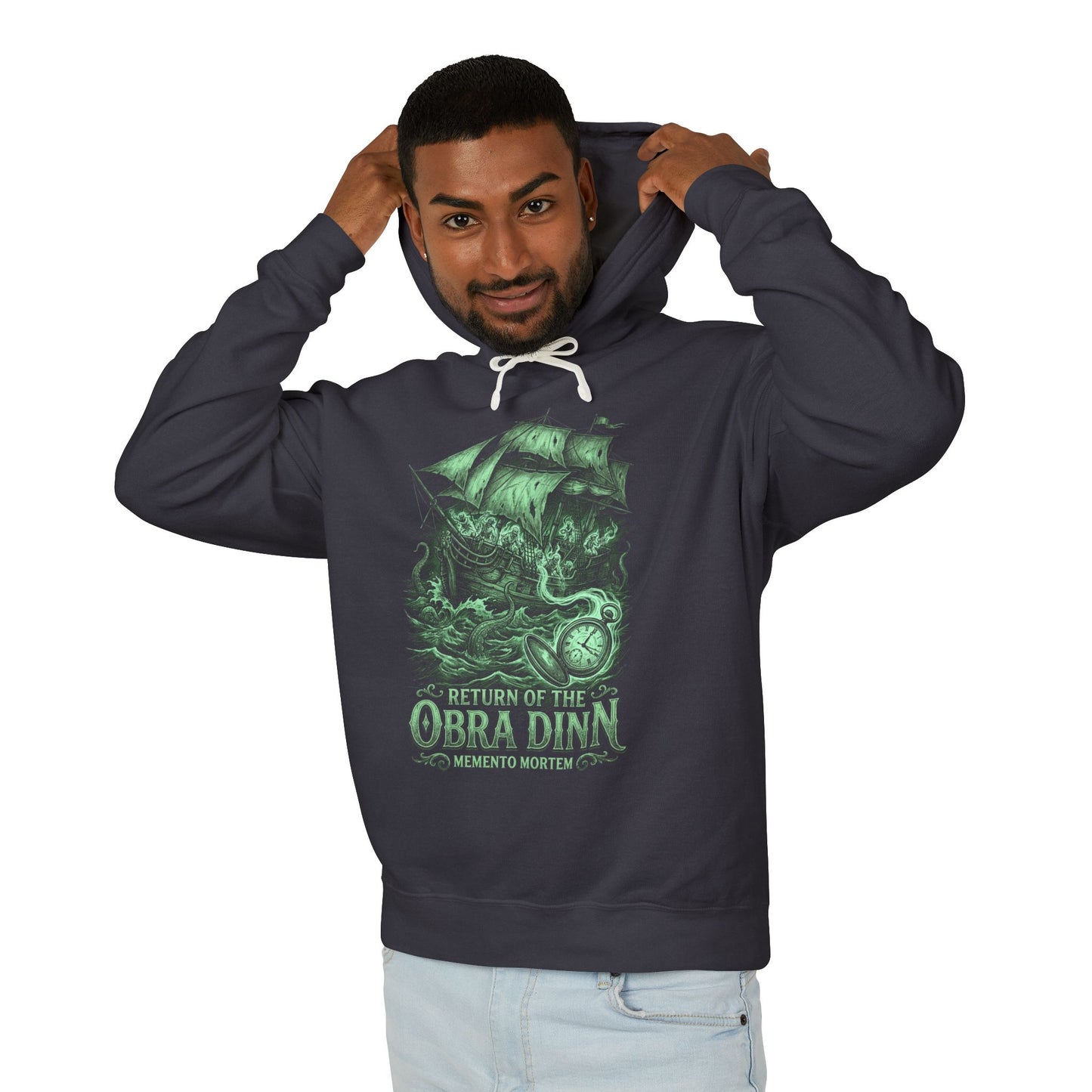The Fate of the Obra Dinn – 1-Bit Horror Adventure Unisex Premium Hoodie