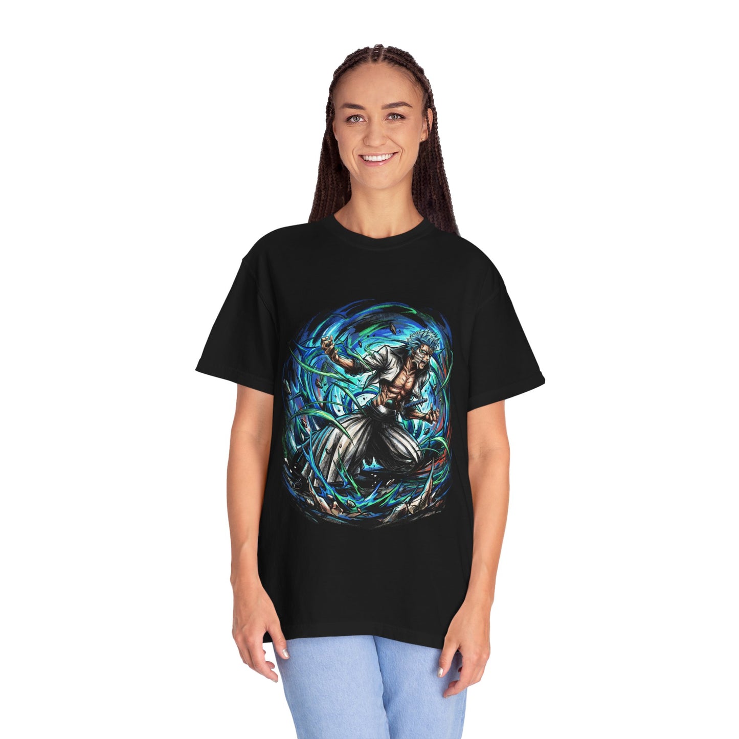 Bleach Grimmjow 6th Espada Jagged Jacket Illustration Premium T-Shirt