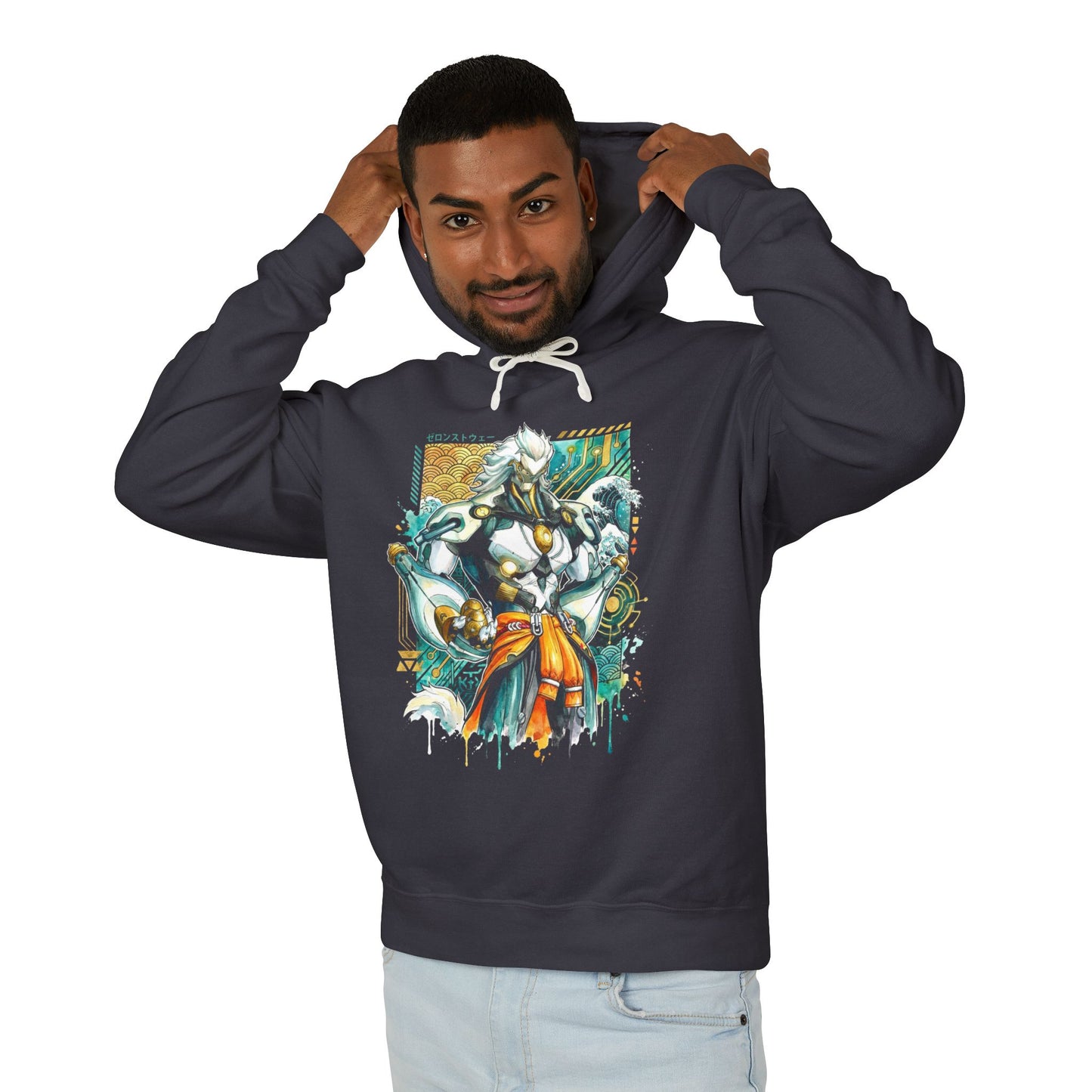 Banyue Zenless Zone Zero Intelligent Construct Fire Agent Art Unisex Premium Hoodie