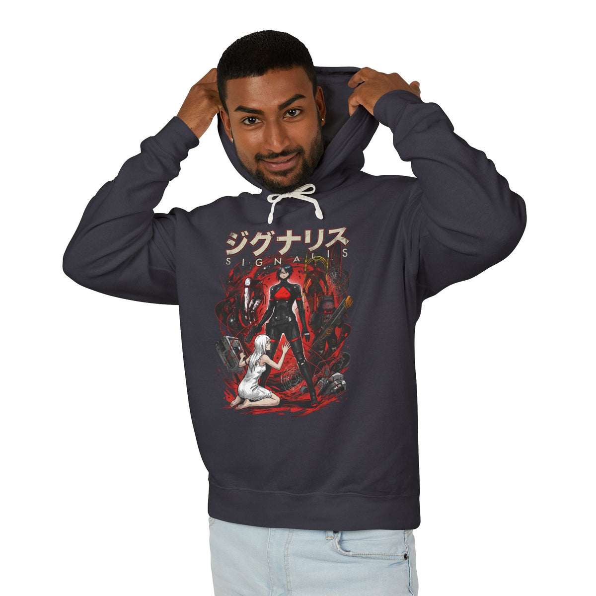 Signalis Eusan Nation Propaganda Surveillance Dystopia Art Unisex Premium Hoodie
