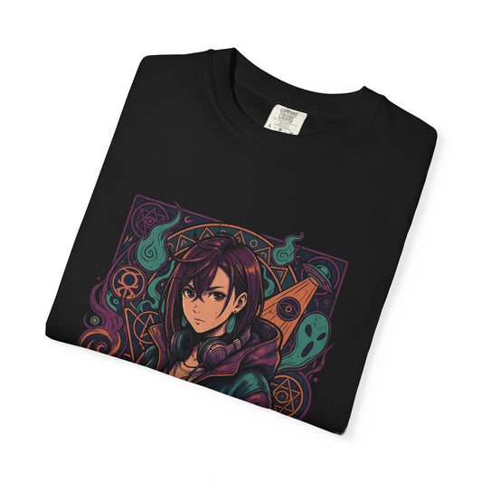 Dandadan Momo Ayase Spirit Medium Battle Portrait Premium T-Shirt