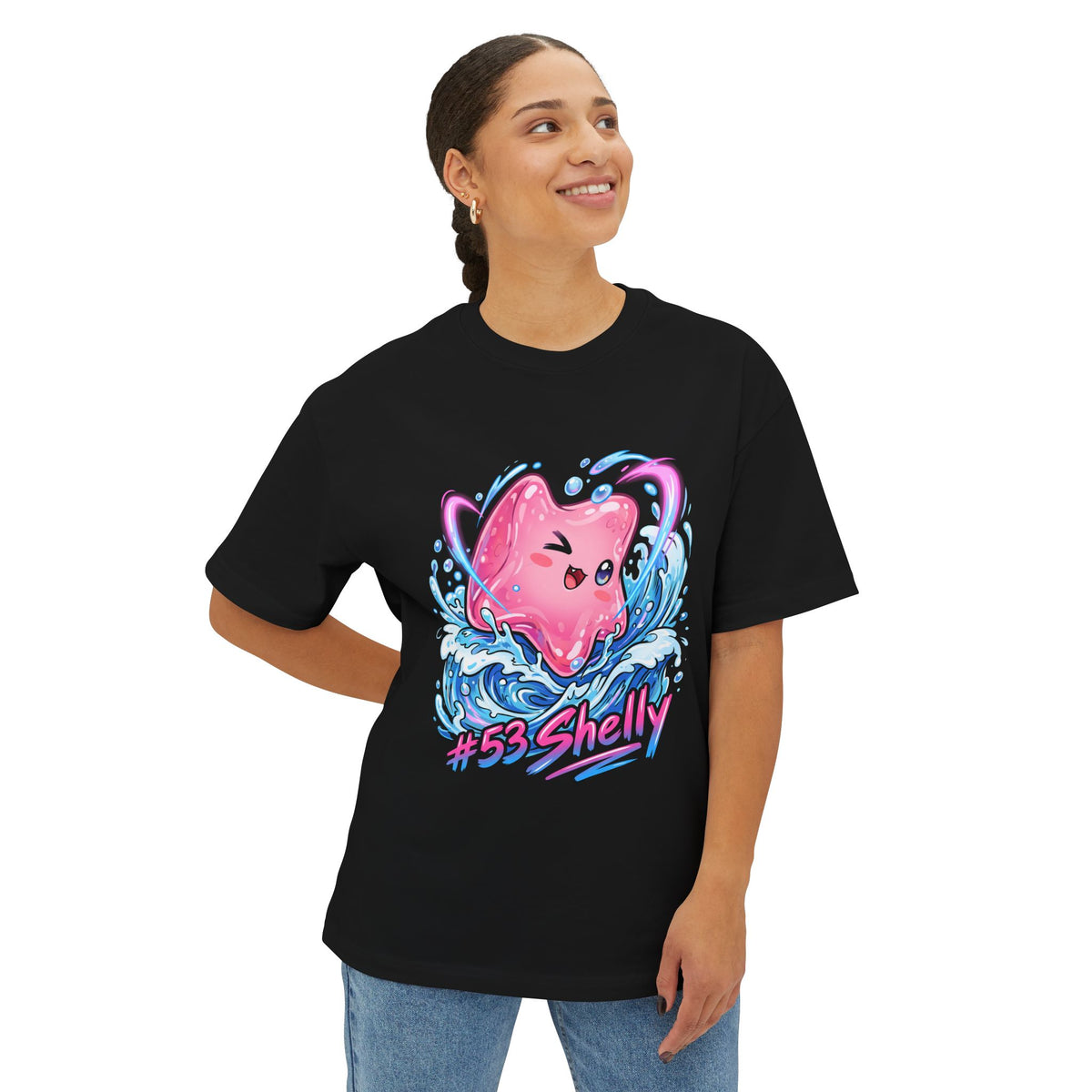 Shelly Aniimo Elemental Burst Creature Art - Oversized Premium Tee