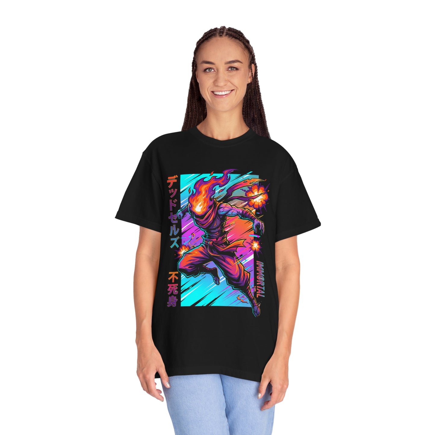 Dead Cells The Beheaded Retro Indie Pixel Art Design Premium T-Shirt
