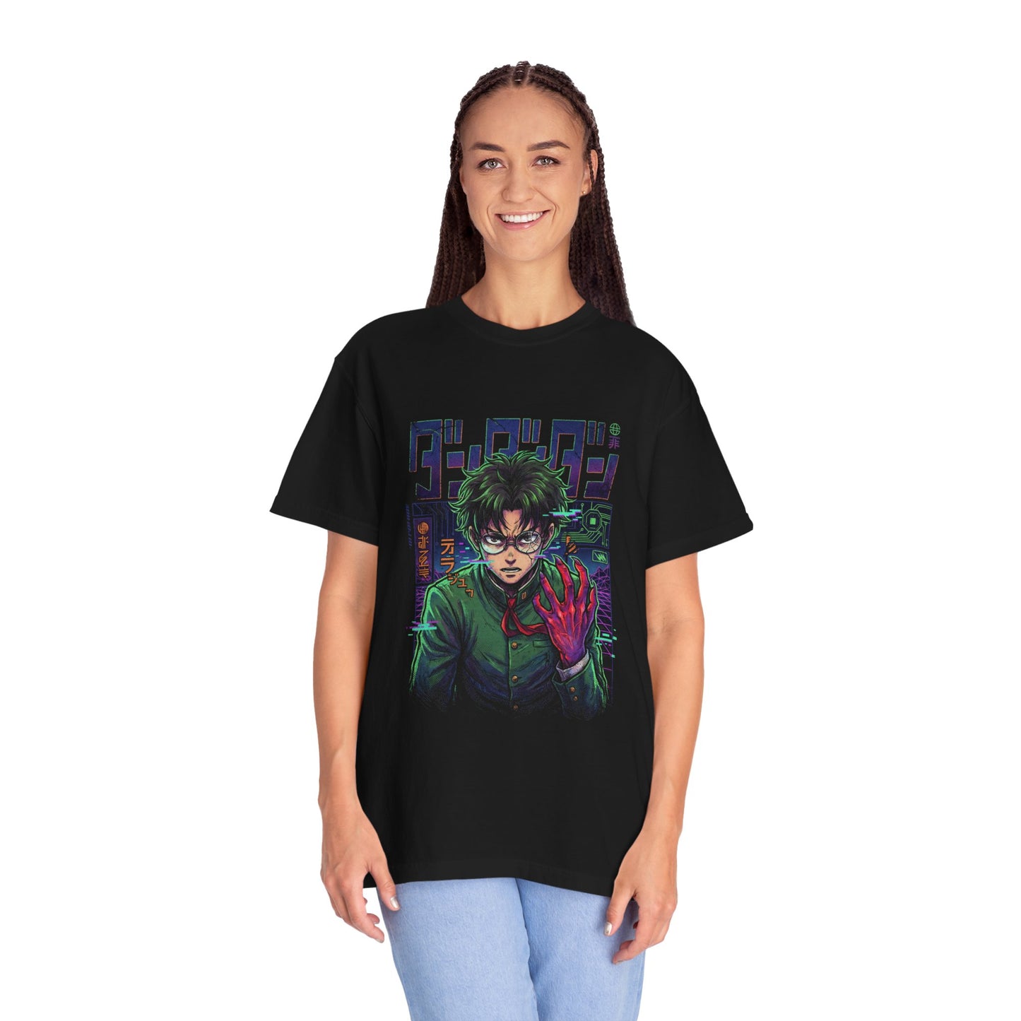 Okarun Dandadan Ghost Hunter Turbo Granny Design Premium T-Shirt