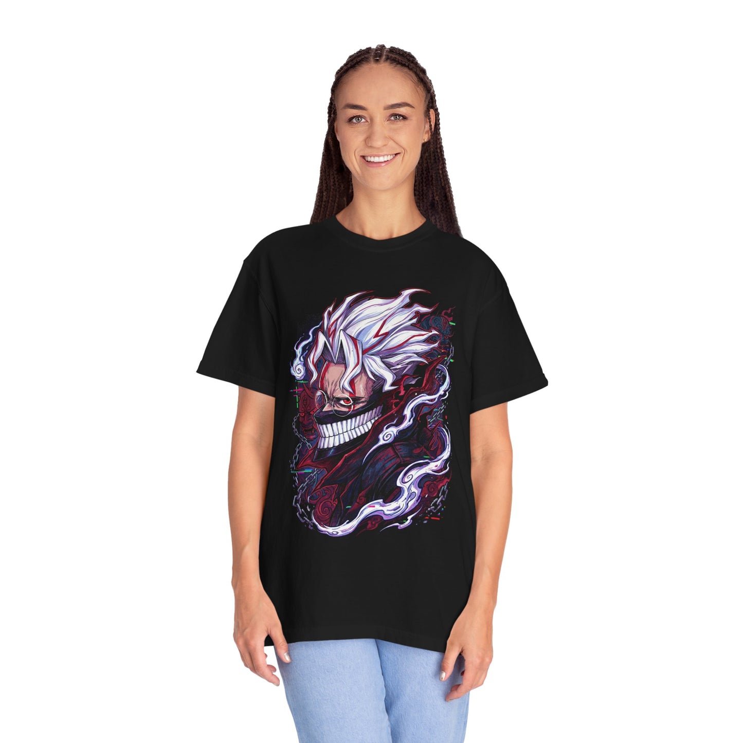 Dandadan Okarun Turbo Granny Transformation Portrait Premium T-Shirt