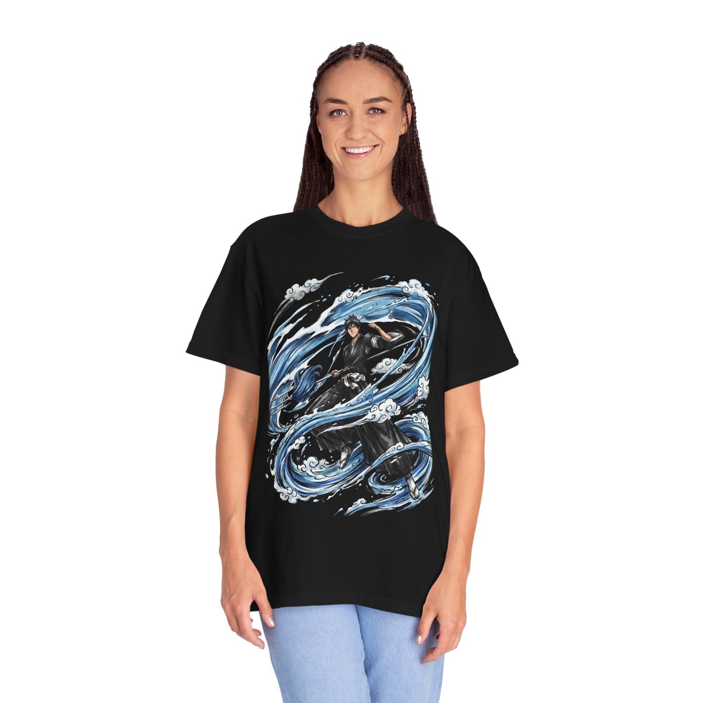 Kaien Shiba Bleach Lieutenant Fan Art Portrait Premium T-Shirt