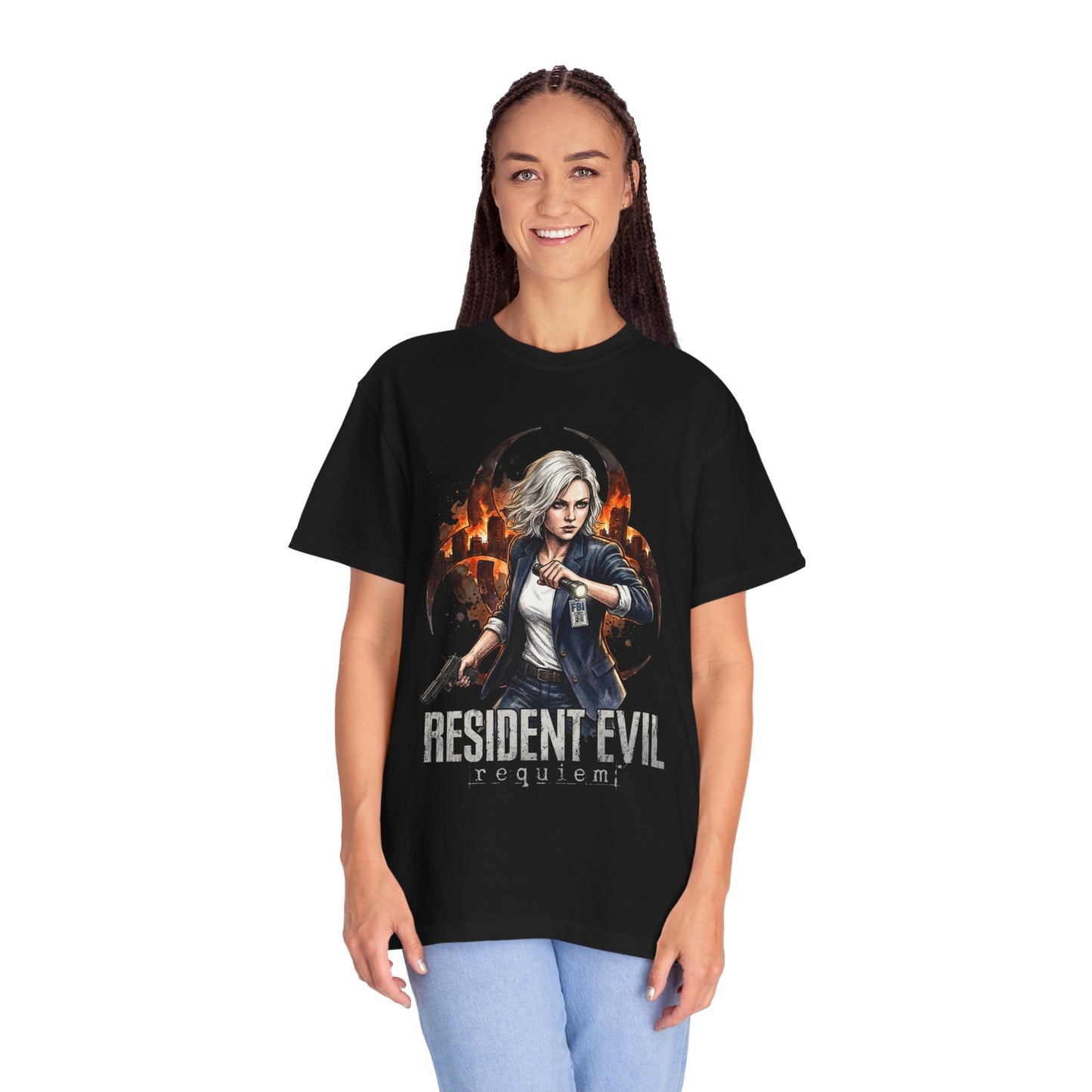 Grace Ashcroft RE9 FBI Intelligence Tense Stealth Survival Icon Premium T-Shirt