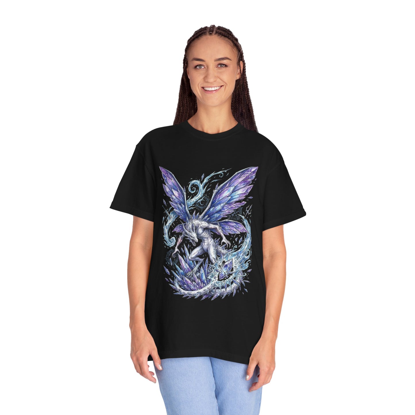 Seath the Scaleless Pale Dragon Portrait Premium T-Shirt