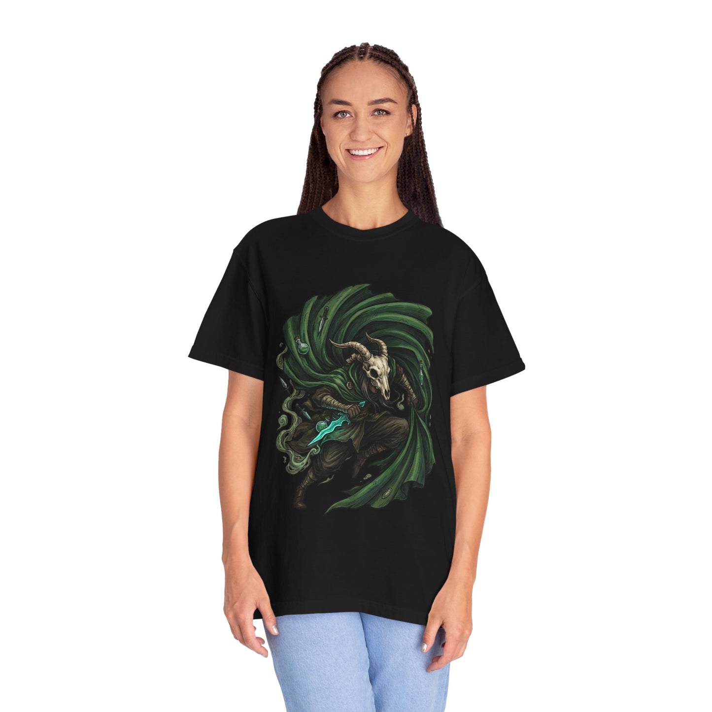 Slay the Spire The Silent Fan Art – Poison Shiv Assassin Design Premium T-Shirt