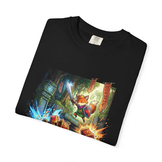 Tunic Fox Hero Hammer Guard Ruins Runes T-Shirt